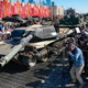 Ameriški in nemški tanki v Moskvi