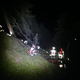 FOTO: Gasilci posredovali pri požaru v gozdu v Žerjavu