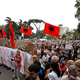 V Tirani znova protesti zaradi rušenja gledališča, naslednji napovedani za sredo