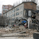 Ostanki ruske balističnih raket poškodovali zgradbe v Kijevu